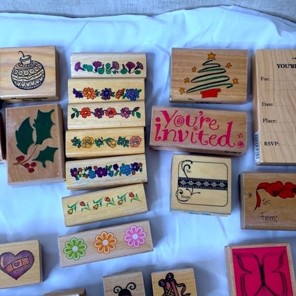 Ink pad stamps 38 in total - Picture 5 of 8